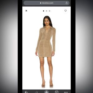 pacsun dress la hearts Long Sleeve Button Front Dress